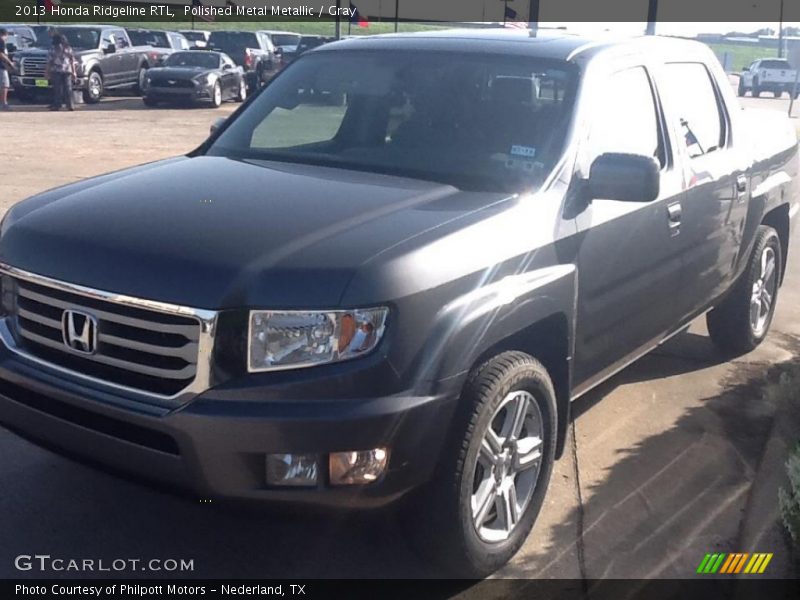 Polished Metal Metallic / Gray 2013 Honda Ridgeline RTL