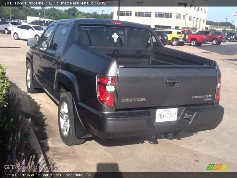 Polished Metal Metallic / Gray 2013 Honda Ridgeline RTL