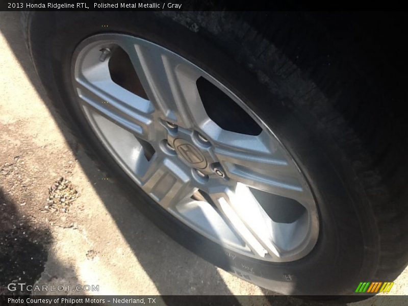 Polished Metal Metallic / Gray 2013 Honda Ridgeline RTL