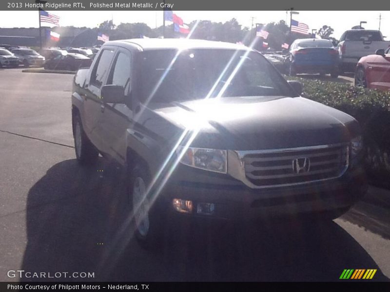 Polished Metal Metallic / Gray 2013 Honda Ridgeline RTL