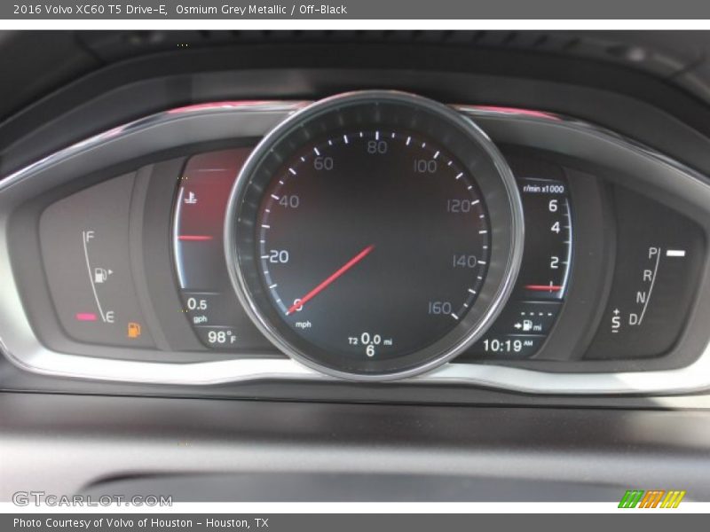 Osmium Grey Metallic / Off-Black 2016 Volvo XC60 T5 Drive-E