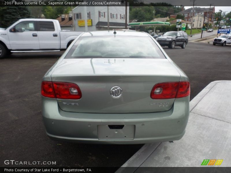 Sagemist Green Metallic / Cocoa/Cashmere 2007 Buick Lucerne CXL
