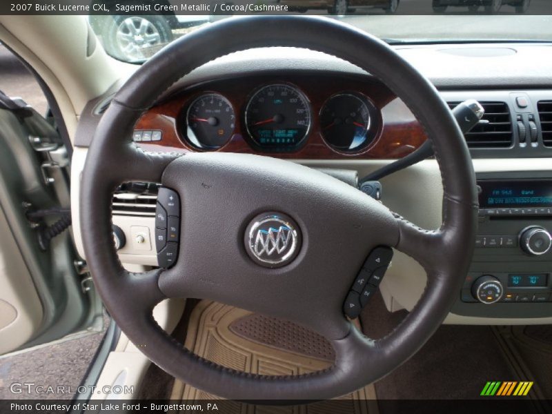 Sagemist Green Metallic / Cocoa/Cashmere 2007 Buick Lucerne CXL