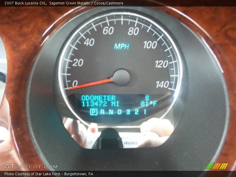 Sagemist Green Metallic / Cocoa/Cashmere 2007 Buick Lucerne CXL