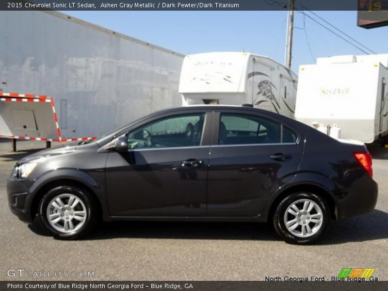 Ashen Gray Metallic / Dark Pewter/Dark Titanium 2015 Chevrolet Sonic LT Sedan