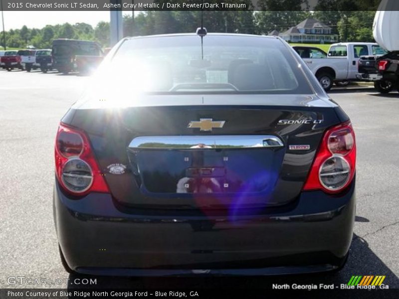 Ashen Gray Metallic / Dark Pewter/Dark Titanium 2015 Chevrolet Sonic LT Sedan