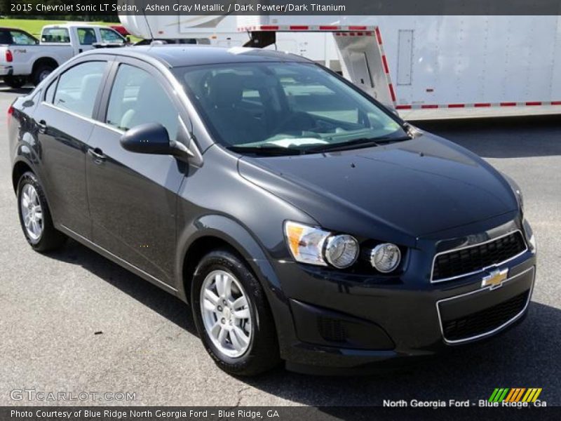 Ashen Gray Metallic / Dark Pewter/Dark Titanium 2015 Chevrolet Sonic LT Sedan
