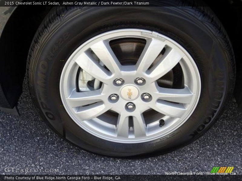 Ashen Gray Metallic / Dark Pewter/Dark Titanium 2015 Chevrolet Sonic LT Sedan