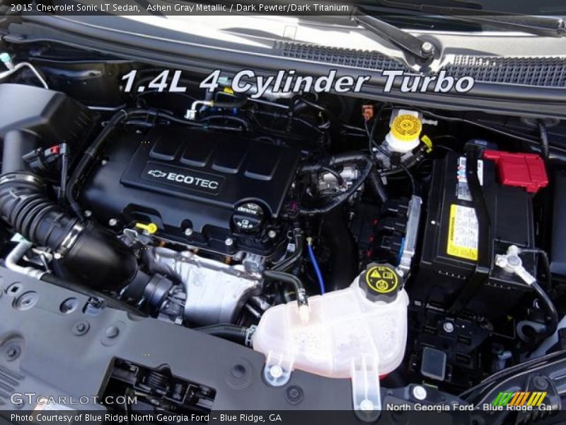 Ashen Gray Metallic / Dark Pewter/Dark Titanium 2015 Chevrolet Sonic LT Sedan