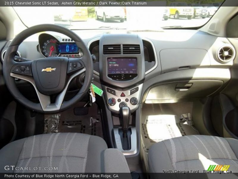 Ashen Gray Metallic / Dark Pewter/Dark Titanium 2015 Chevrolet Sonic LT Sedan