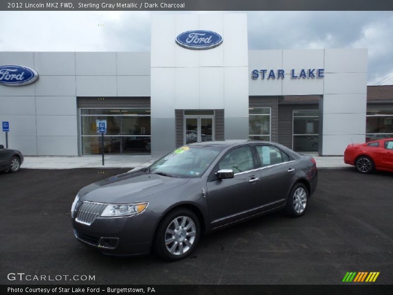 Sterling Gray Metallic / Dark Charcoal 2012 Lincoln MKZ FWD