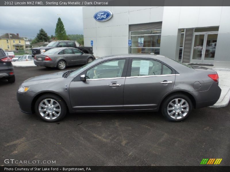 Sterling Gray Metallic / Dark Charcoal 2012 Lincoln MKZ FWD