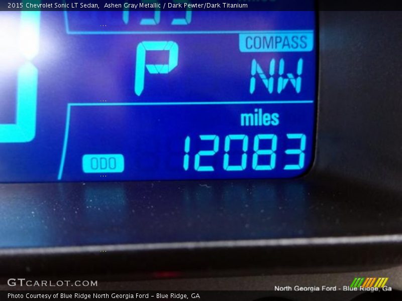 Ashen Gray Metallic / Dark Pewter/Dark Titanium 2015 Chevrolet Sonic LT Sedan