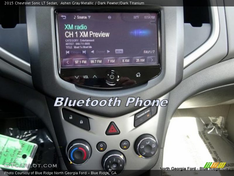 Ashen Gray Metallic / Dark Pewter/Dark Titanium 2015 Chevrolet Sonic LT Sedan