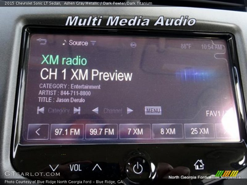 Ashen Gray Metallic / Dark Pewter/Dark Titanium 2015 Chevrolet Sonic LT Sedan