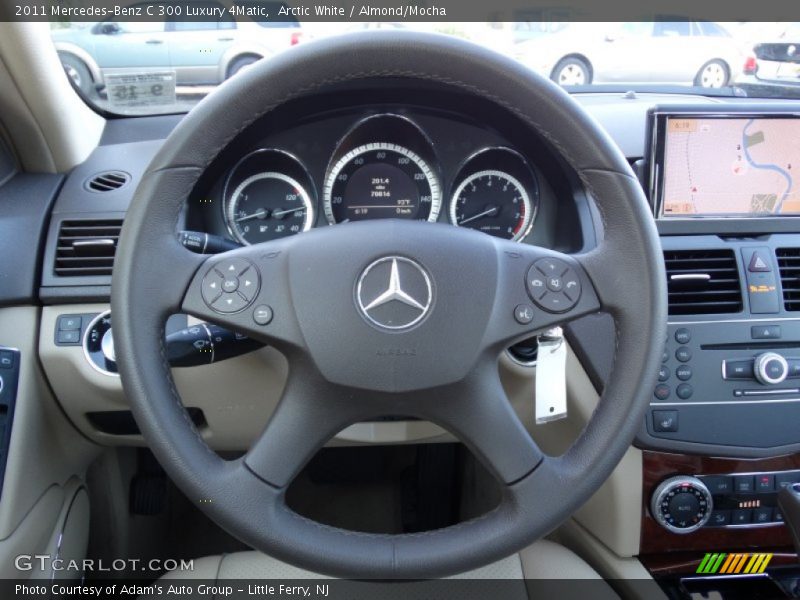 Arctic White / Almond/Mocha 2011 Mercedes-Benz C 300 Luxury 4Matic
