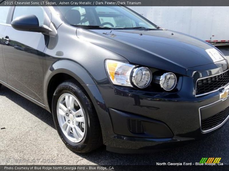 Ashen Gray Metallic / Dark Pewter/Dark Titanium 2015 Chevrolet Sonic LT Sedan