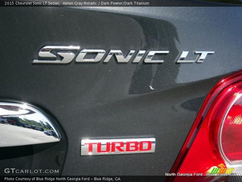 Ashen Gray Metallic / Dark Pewter/Dark Titanium 2015 Chevrolet Sonic LT Sedan