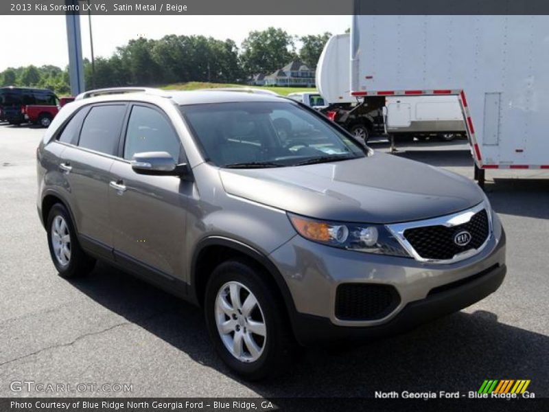 Satin Metal / Beige 2013 Kia Sorento LX V6