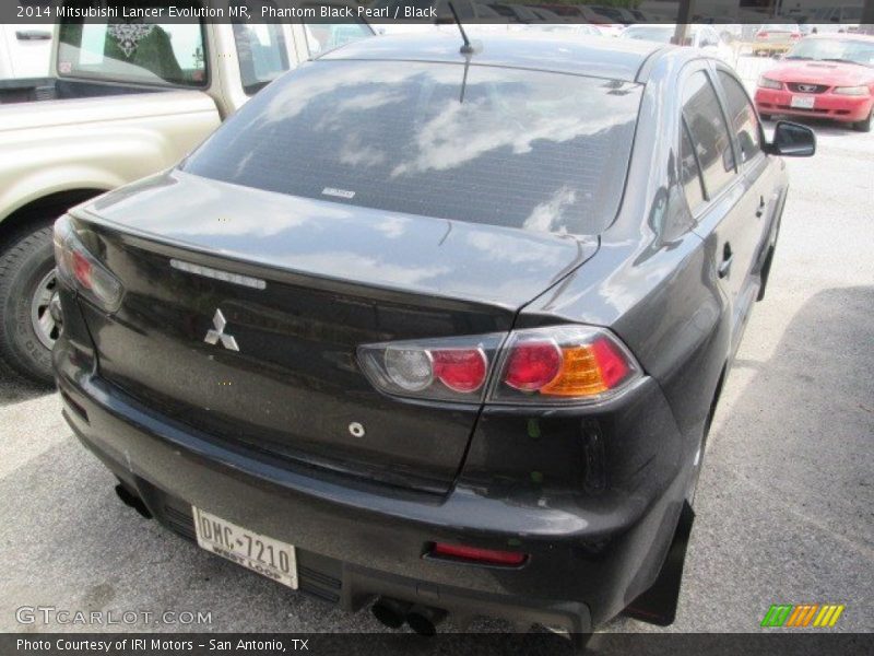 Phantom Black Pearl / Black 2014 Mitsubishi Lancer Evolution MR