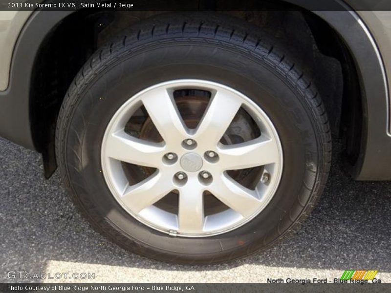 Satin Metal / Beige 2013 Kia Sorento LX V6