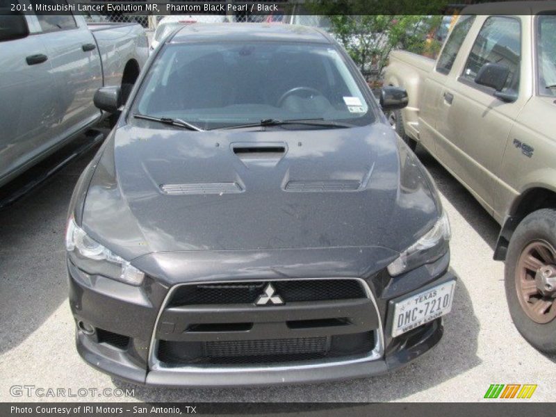 Phantom Black Pearl / Black 2014 Mitsubishi Lancer Evolution MR