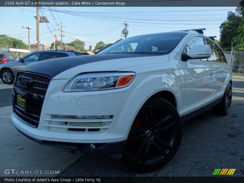 Calla White / Cardamom Beige 2009 Audi Q7 3.6 Premium quattro