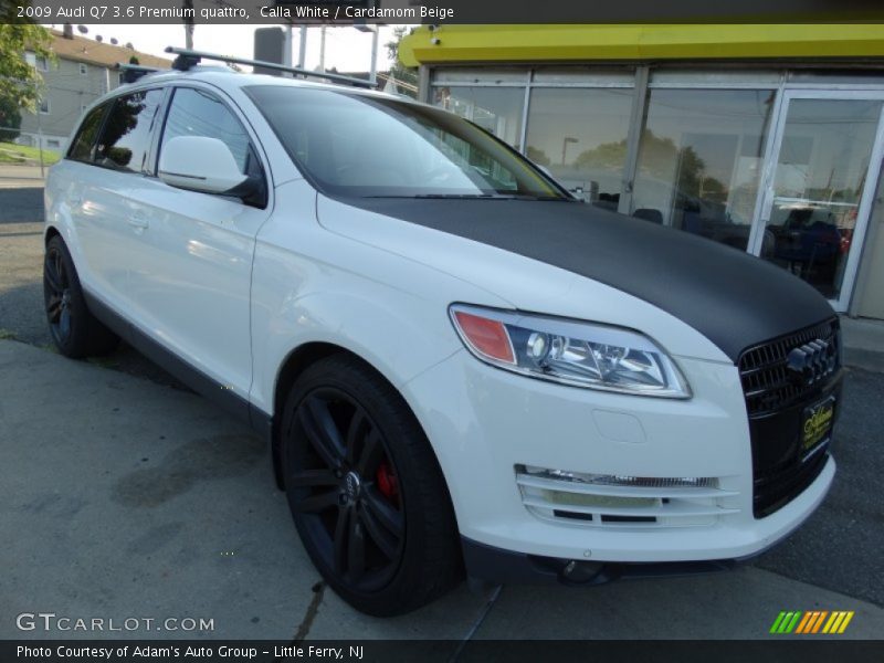 Calla White / Cardamom Beige 2009 Audi Q7 3.6 Premium quattro