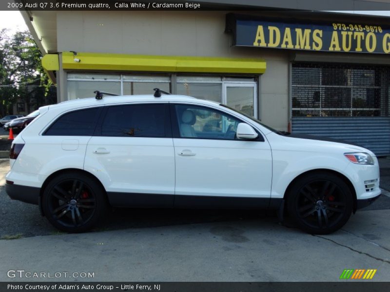 Calla White / Cardamom Beige 2009 Audi Q7 3.6 Premium quattro
