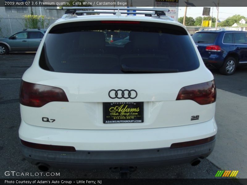 Calla White / Cardamom Beige 2009 Audi Q7 3.6 Premium quattro