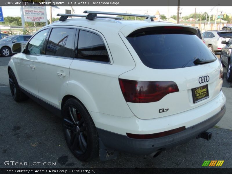 Calla White / Cardamom Beige 2009 Audi Q7 3.6 Premium quattro