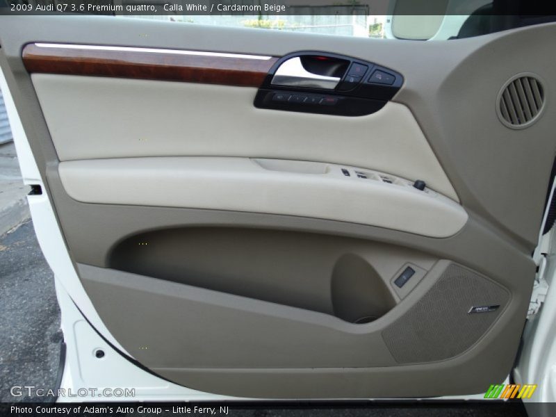 Calla White / Cardamom Beige 2009 Audi Q7 3.6 Premium quattro