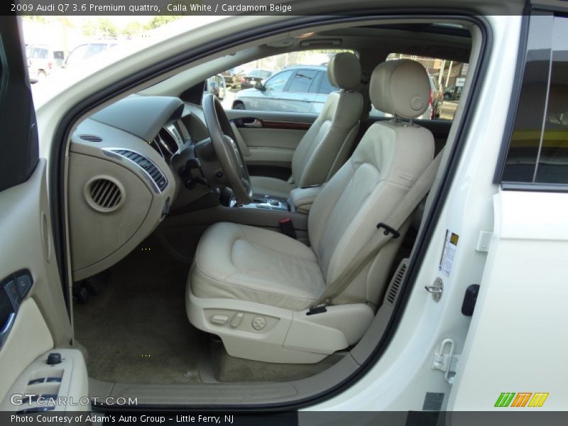 Calla White / Cardamom Beige 2009 Audi Q7 3.6 Premium quattro