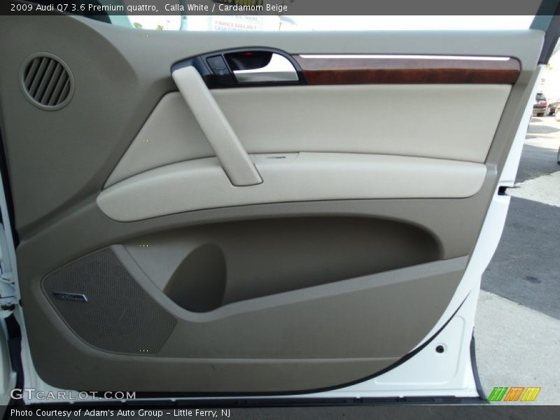 Calla White / Cardamom Beige 2009 Audi Q7 3.6 Premium quattro