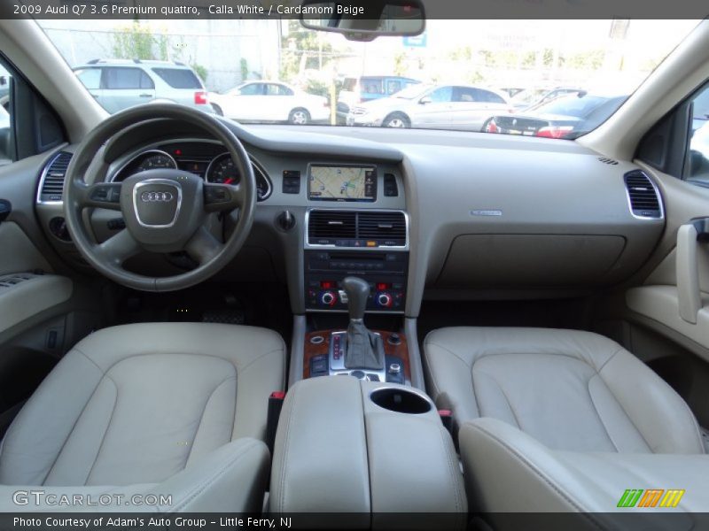 Calla White / Cardamom Beige 2009 Audi Q7 3.6 Premium quattro