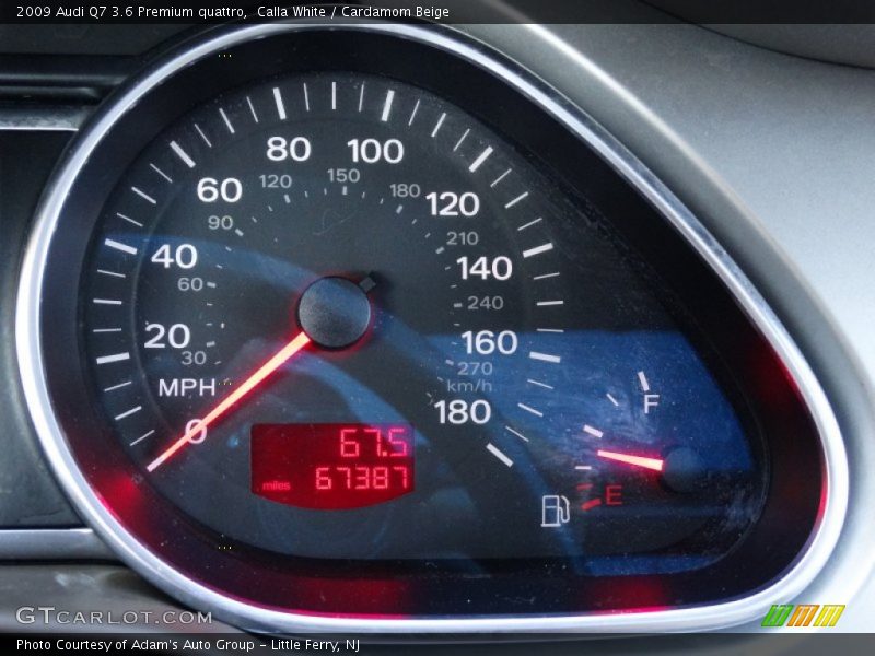 Calla White / Cardamom Beige 2009 Audi Q7 3.6 Premium quattro