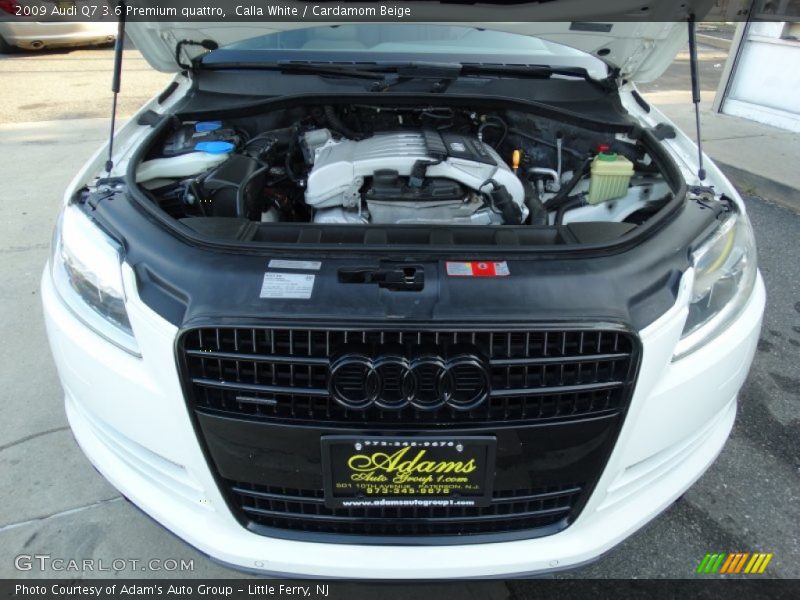 Calla White / Cardamom Beige 2009 Audi Q7 3.6 Premium quattro