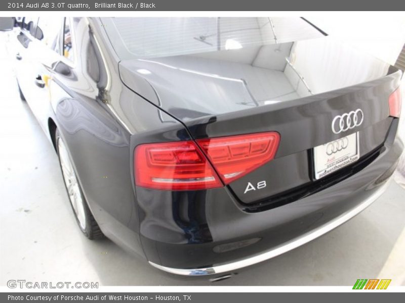 Brilliant Black / Black 2014 Audi A8 3.0T quattro