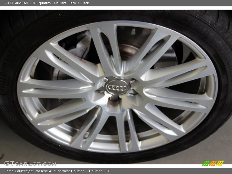 Brilliant Black / Black 2014 Audi A8 3.0T quattro