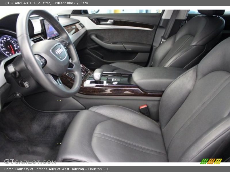 Brilliant Black / Black 2014 Audi A8 3.0T quattro