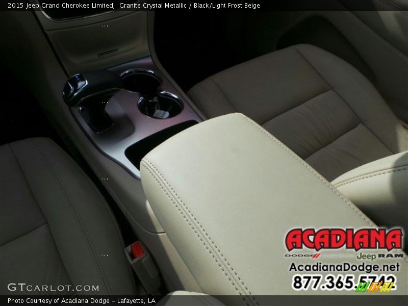 Granite Crystal Metallic / Black/Light Frost Beige 2015 Jeep Grand Cherokee Limited