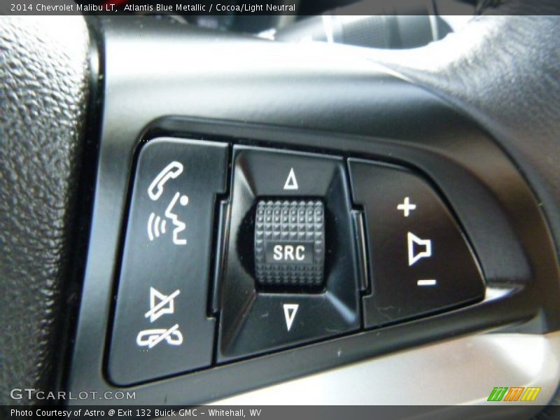Atlantis Blue Metallic / Cocoa/Light Neutral 2014 Chevrolet Malibu LT