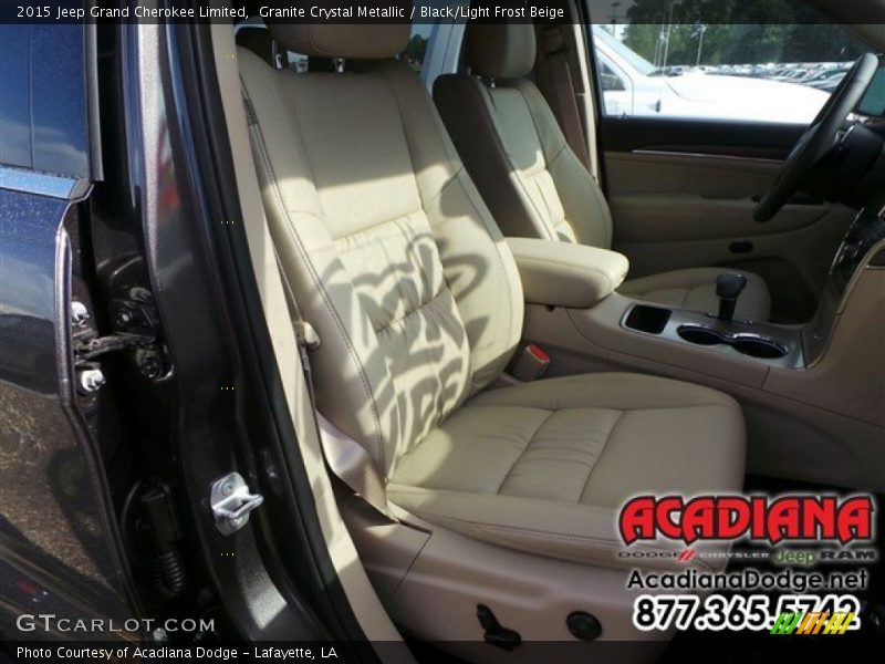 Granite Crystal Metallic / Black/Light Frost Beige 2015 Jeep Grand Cherokee Limited