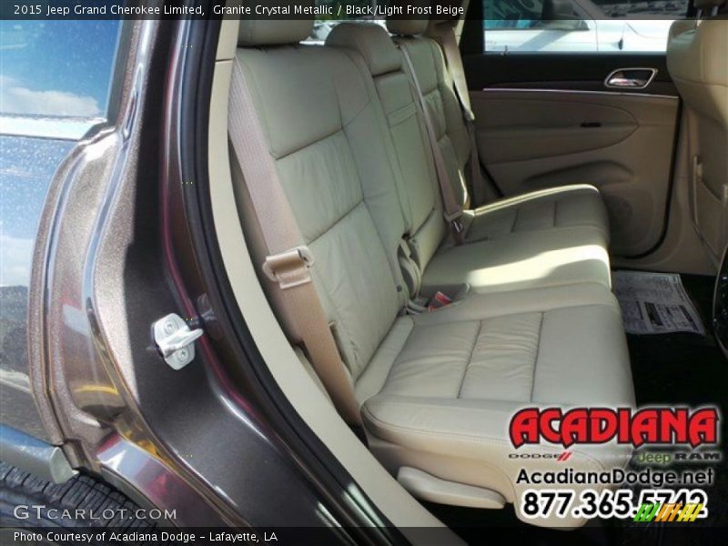 Granite Crystal Metallic / Black/Light Frost Beige 2015 Jeep Grand Cherokee Limited