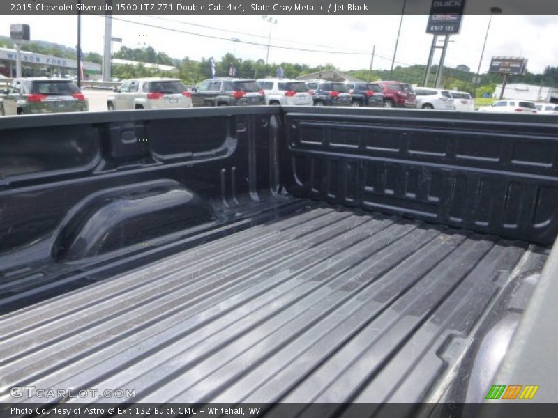 Slate Gray Metallic / Jet Black 2015 Chevrolet Silverado 1500 LTZ Z71 Double Cab 4x4