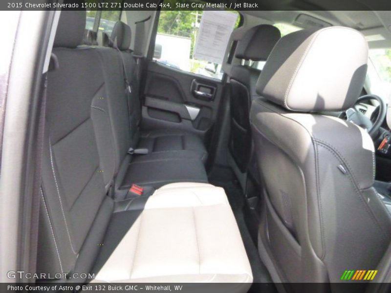 Slate Gray Metallic / Jet Black 2015 Chevrolet Silverado 1500 LTZ Z71 Double Cab 4x4