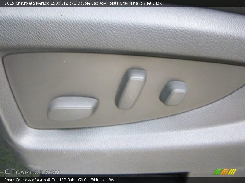 Slate Gray Metallic / Jet Black 2015 Chevrolet Silverado 1500 LTZ Z71 Double Cab 4x4
