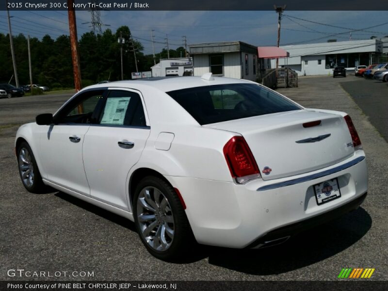 Ivory Tri-Coat Pearl / Black 2015 Chrysler 300 C