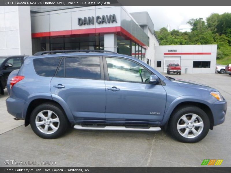 Pacific Blue Metallic / Ash 2011 Toyota RAV4 V6 Limited 4WD