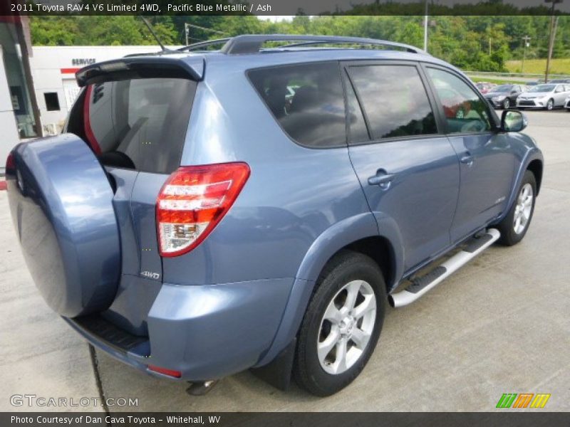 Pacific Blue Metallic / Ash 2011 Toyota RAV4 V6 Limited 4WD